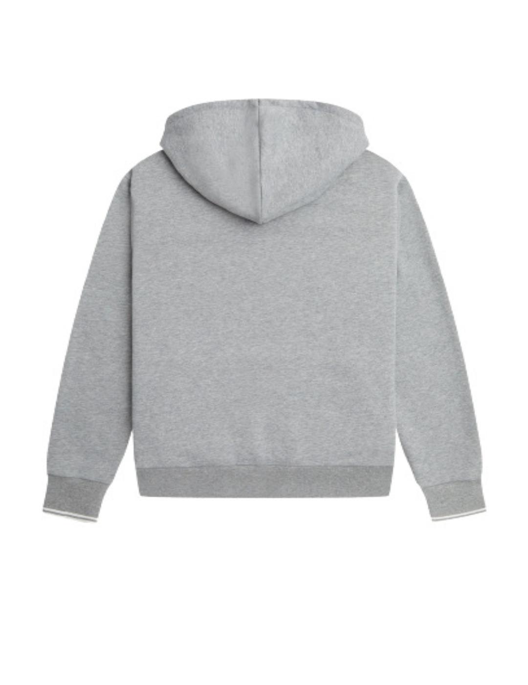 Sudadera Fred Perry gris con capucha